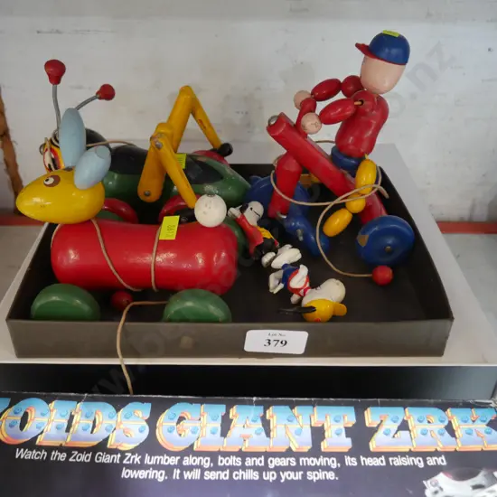 Painted wooden classic toys