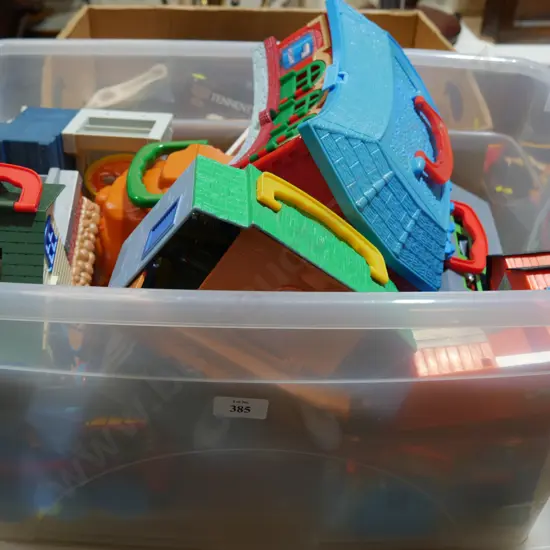 2 tubs of Thomas the tank toys