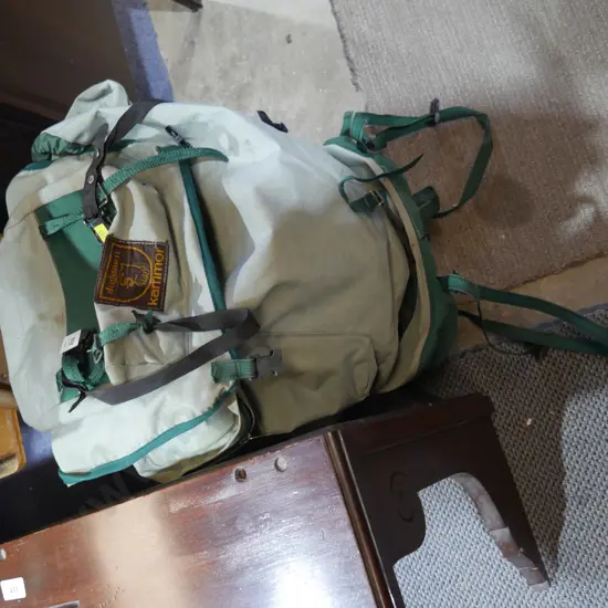 Back pack with contents