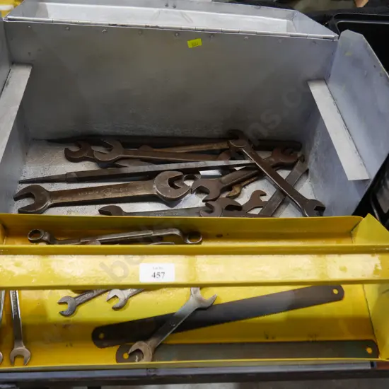 Tool box and spanners