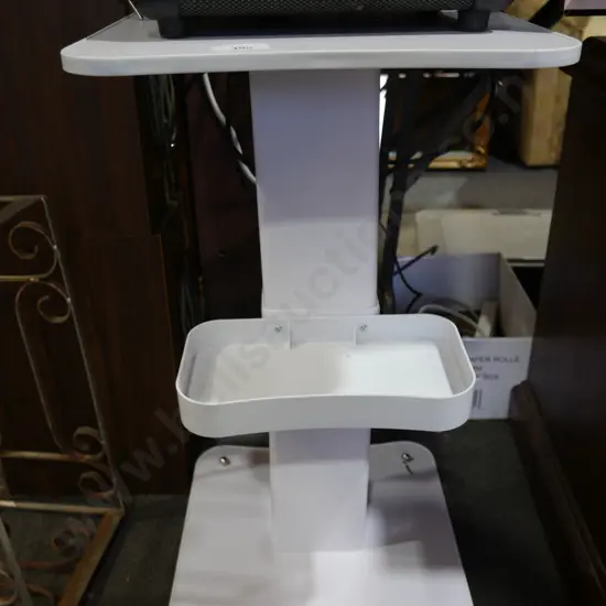 White table stand