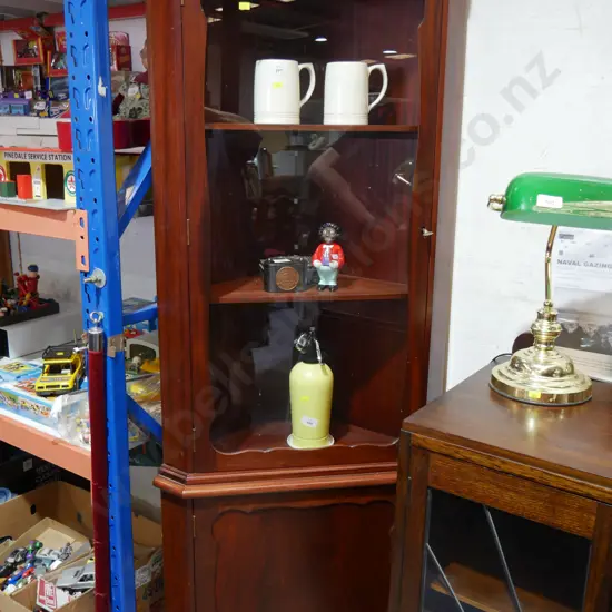 Corner display cabinet