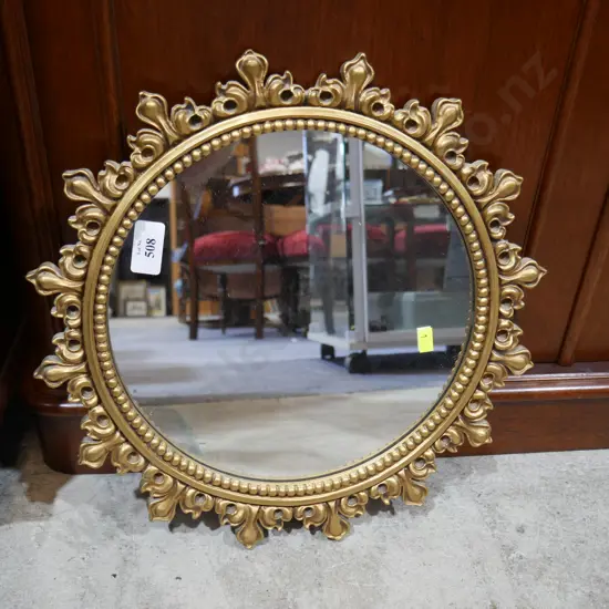 Gilt framed mirror