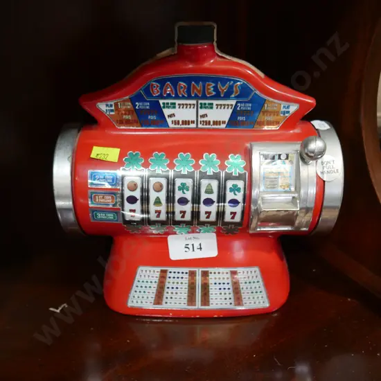 One arm bandit heavy Jim Beam Decanter