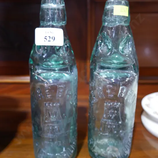 2 Were Bros marble bottles