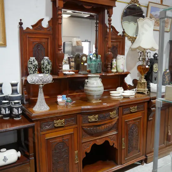 Victorian mirror back sideboard