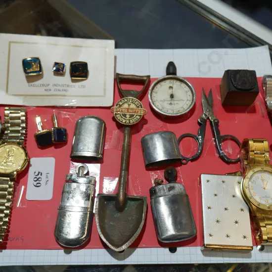 Watches, lighters etc