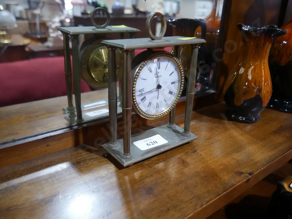 Brass mantle clock Image 1++