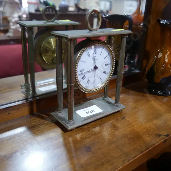 Brass mantle clock