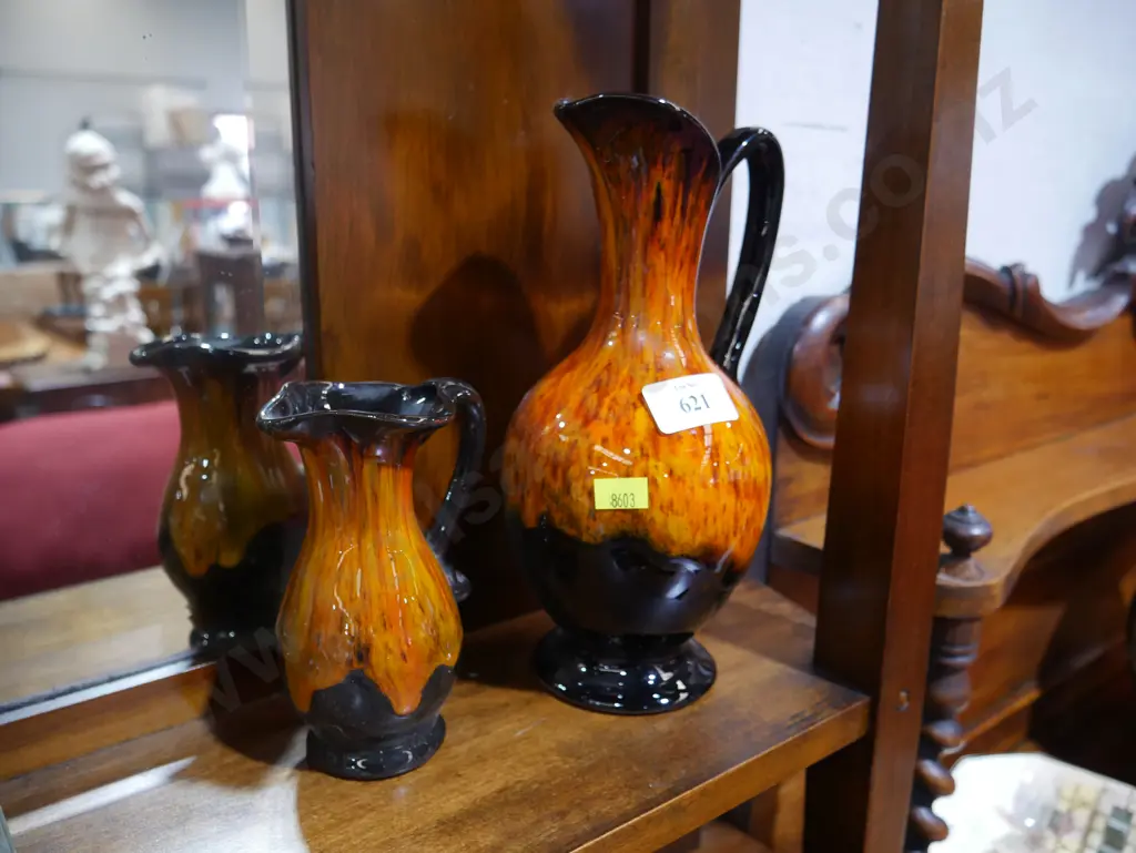 2 orange jugs Image 1++