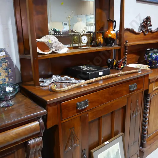 Mirror back sideboard