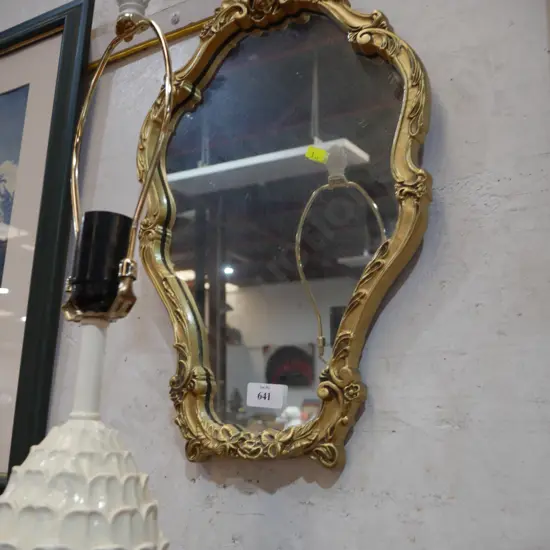 Gilt frame mirror