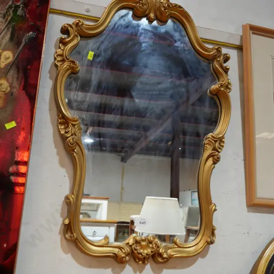 Gilt frame mirror