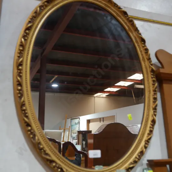 Gilt frame mirror