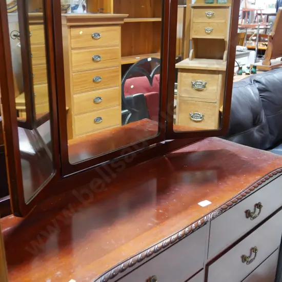 Mirror back dresser