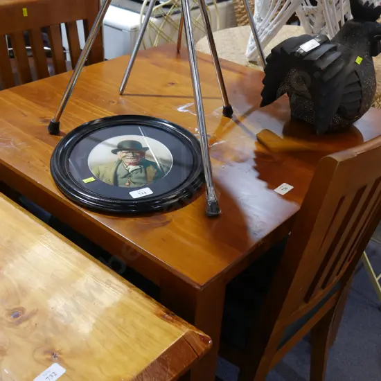 Dining table and 2 chairs