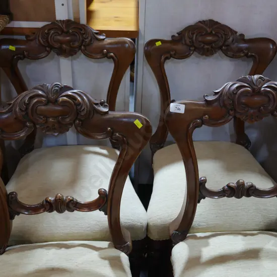 Set of 4 Victorian dining chairs