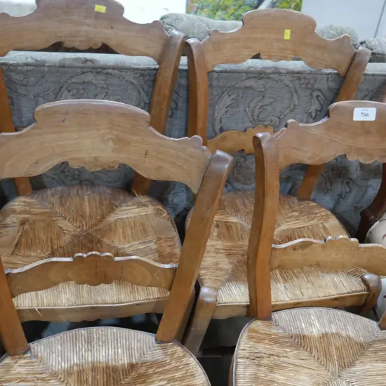 4 seagrass chairs