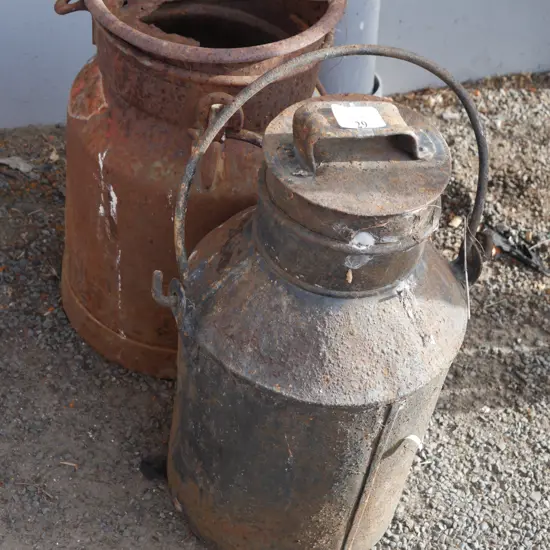 Milk cans