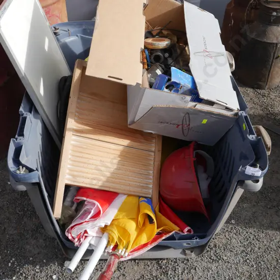 Dog house and sundries