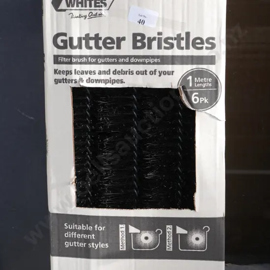 Gutter bristles