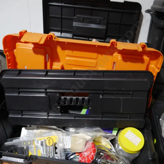 3 tool boxes and contents