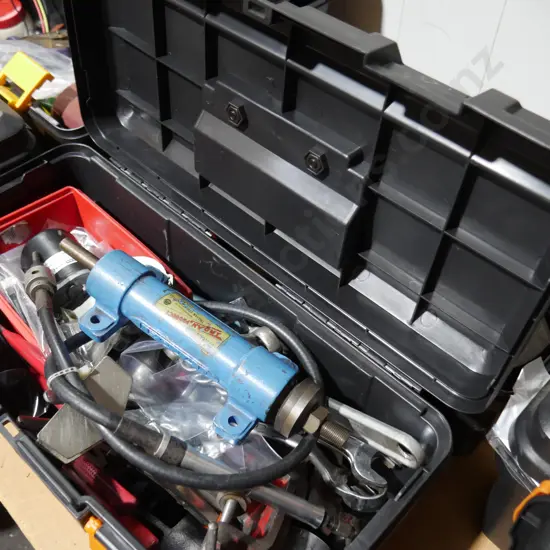 2 tool boxes and contents