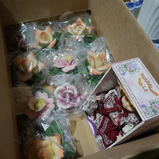 Flower ornaments etc