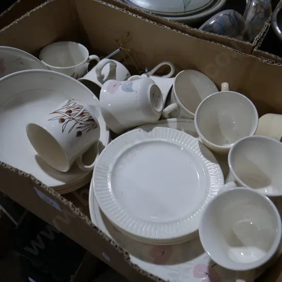 Cups, plates etc