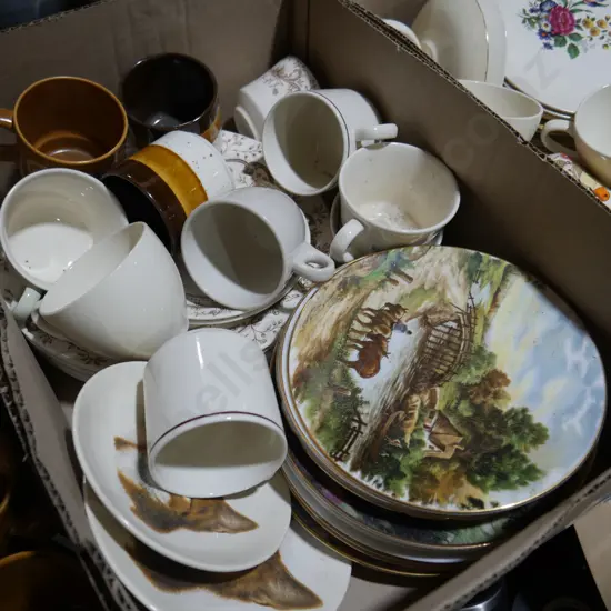 Cups, plates etc