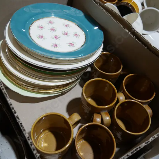Cups, plates etc