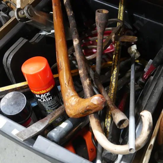 Box of tools etc