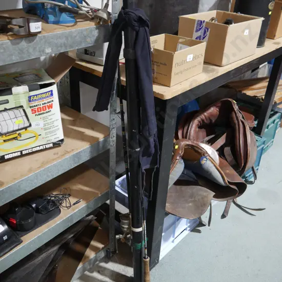 Fishing rods etc