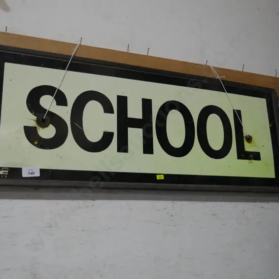 School sign