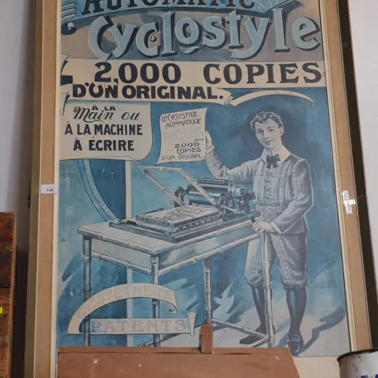 Large advertising picture