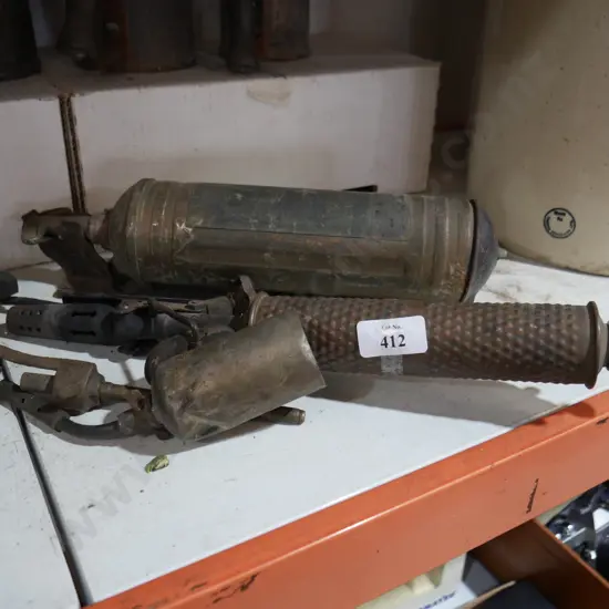 Old fire extinguisher etc