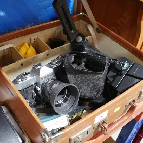 Yashica camera and accessories