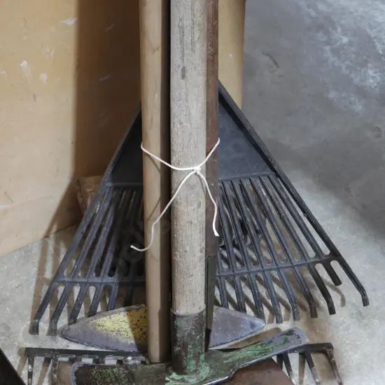 Bunch of garden tools