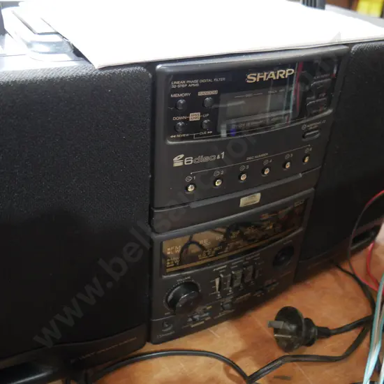 Sharp portable stereo