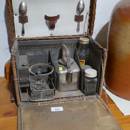 Old travelling picnic set