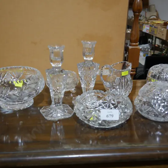 Set of Crystal ware