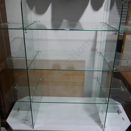 Glass shop display stand