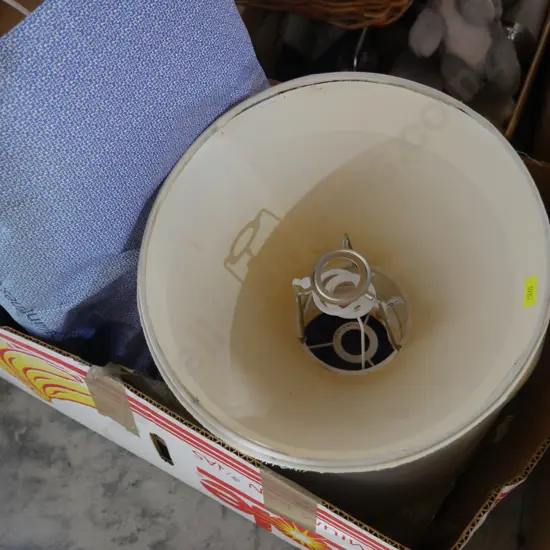 Cassette tapes, light shades