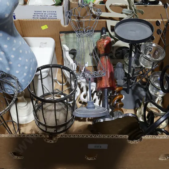 Candle and jewellery holders