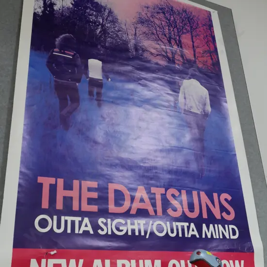 Music poster. The Datsuns