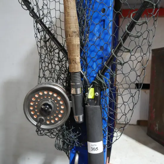 Fishing rod net