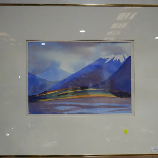 Watercolour, hills - Susan Meares
