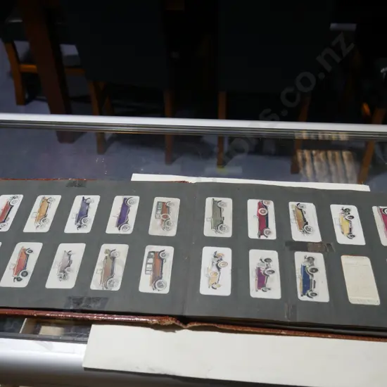 Cigarette card album