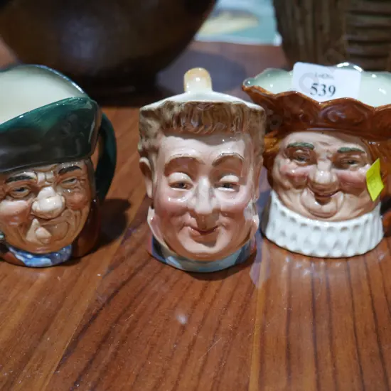 3 Toby mugs