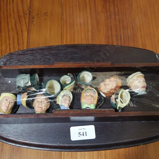 R/Doulton miniature Toby mugs